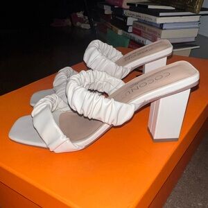 Coconuts by Matisse White Heeled Sandals